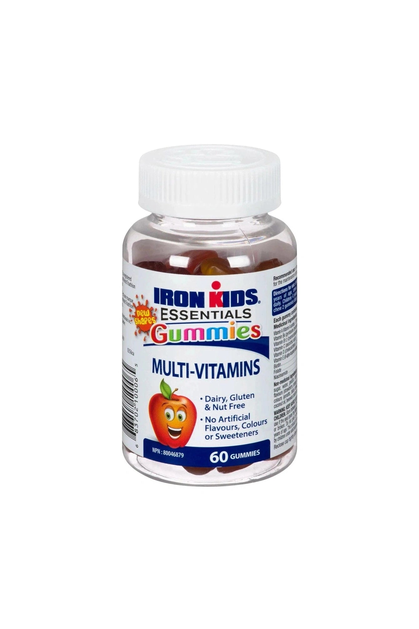 Ironkids Gummies, Multi-Vitamins for Active Kids, 60ct