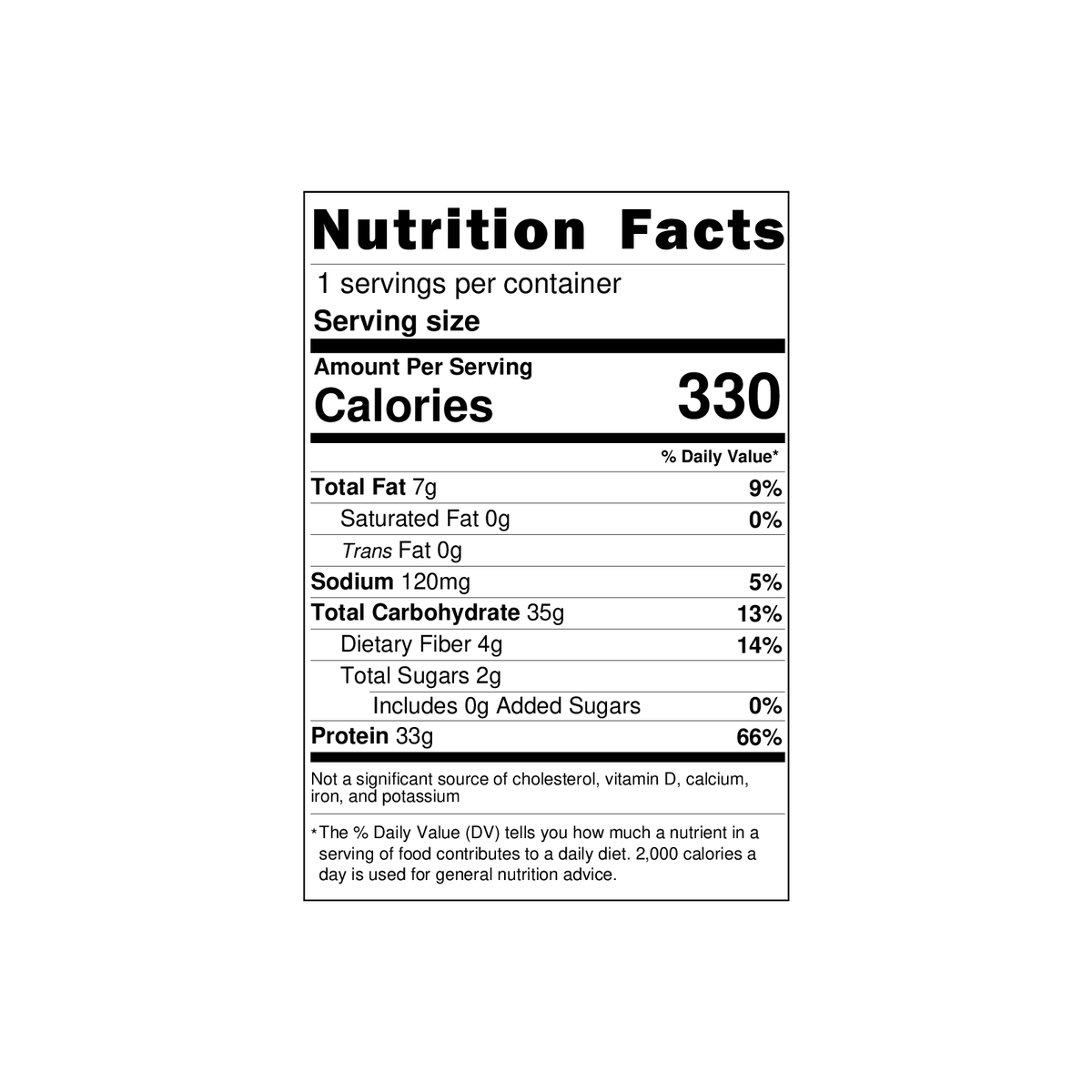 Ground Turkey and Mixed Veg Value Meal