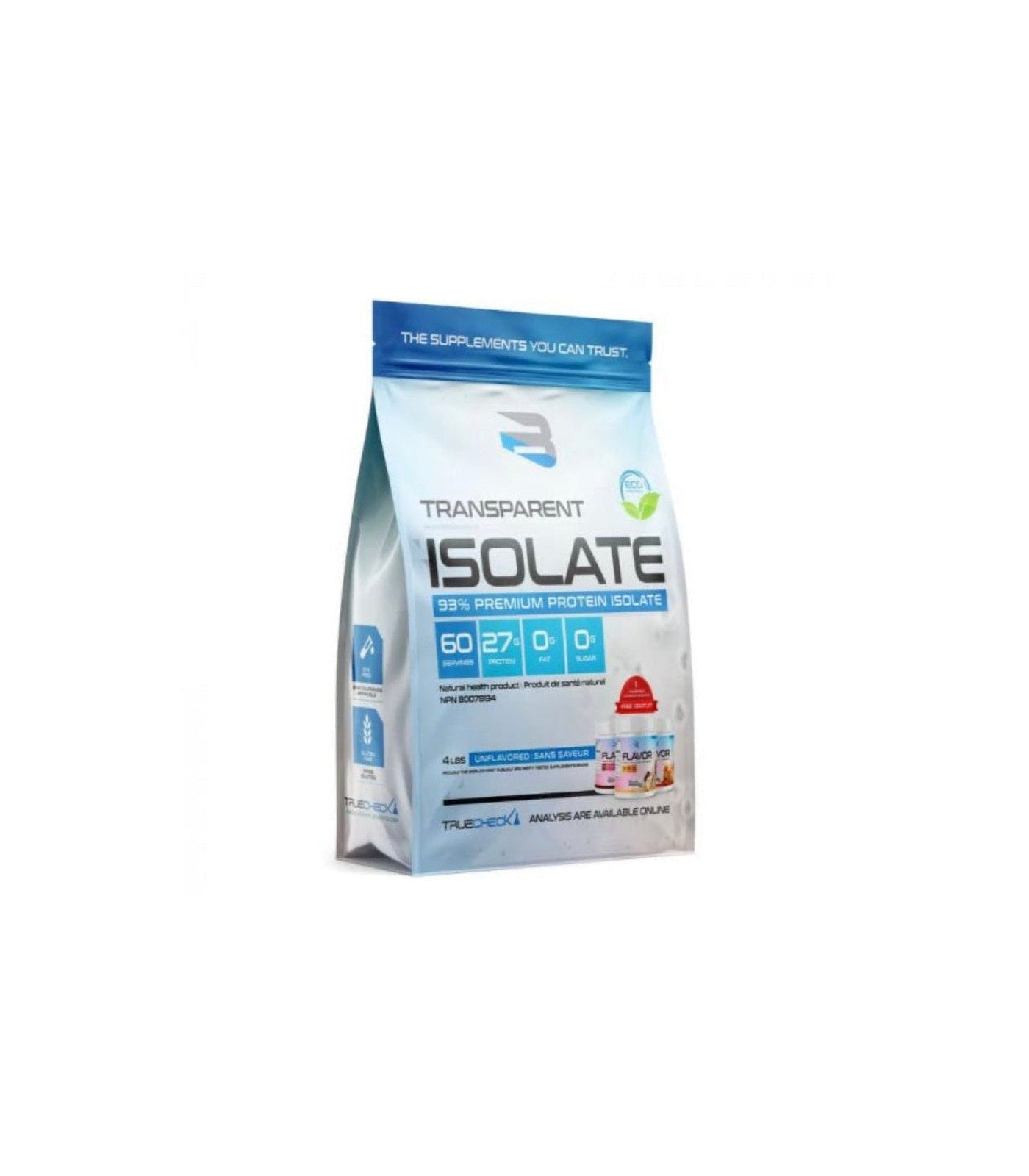 Believe Isolate 4Lbs Unflavoured