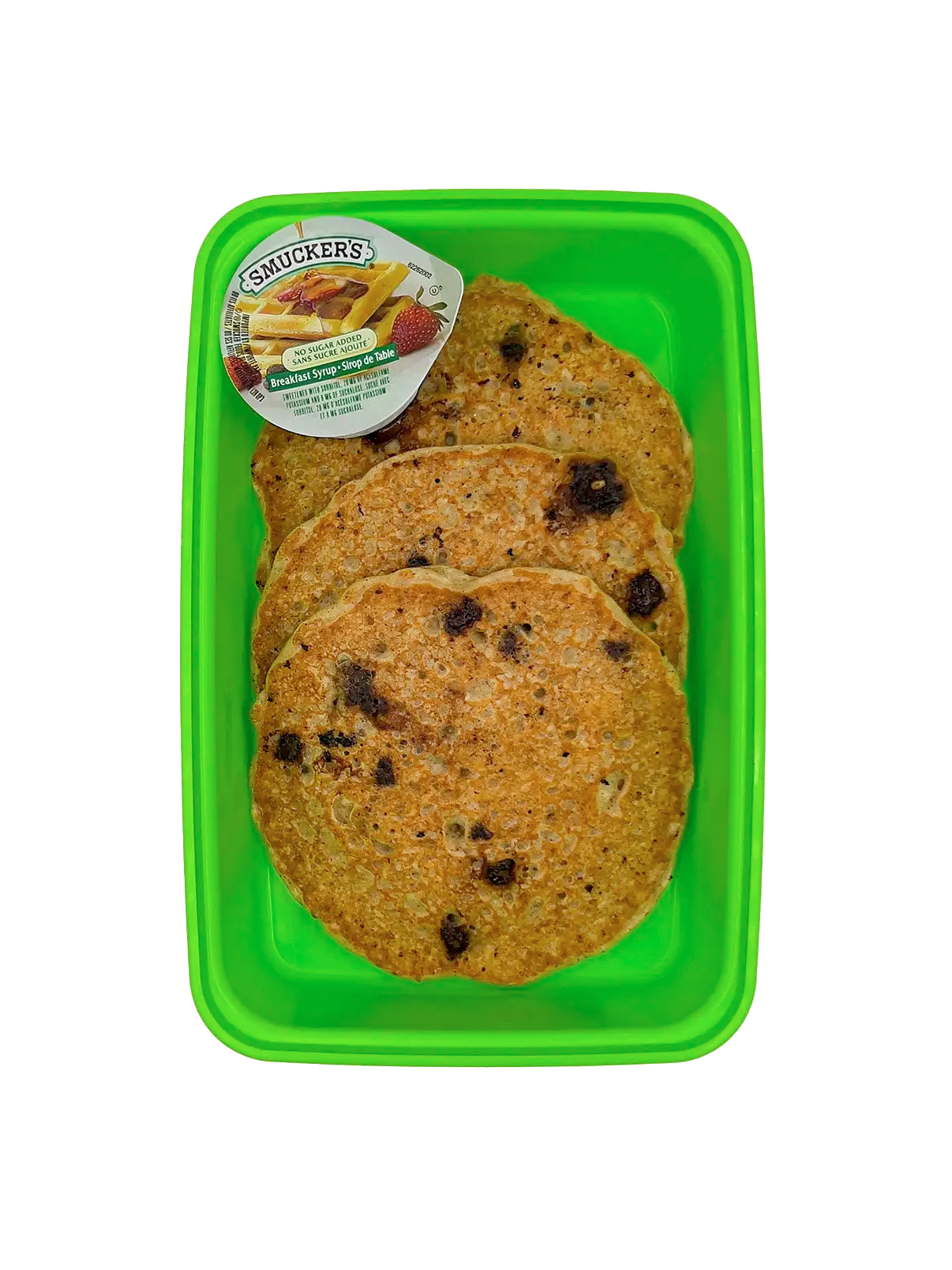 Banana Chocolate Chip Protein Pancakes