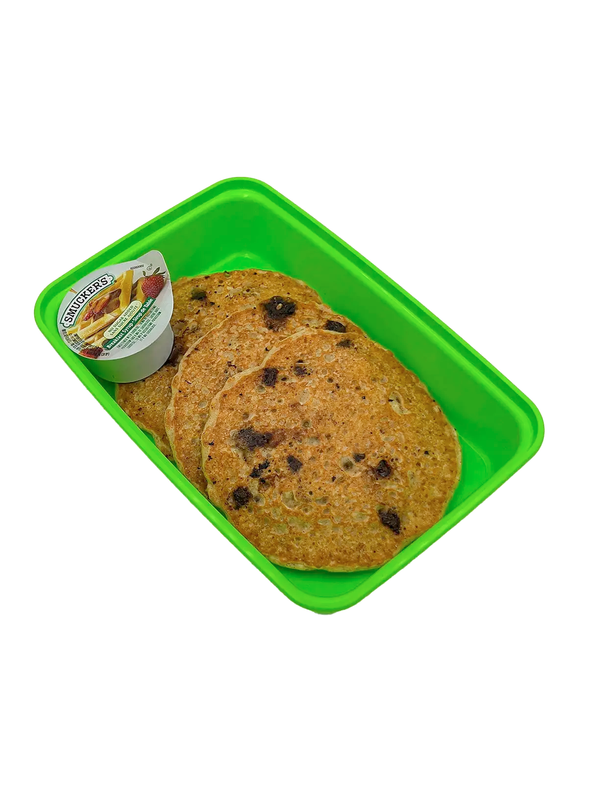 Banana Chocolate Chip Protein Pancakes