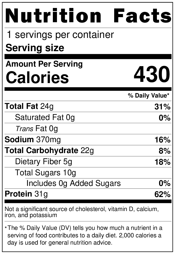 Keto Hunter Chicken Meal