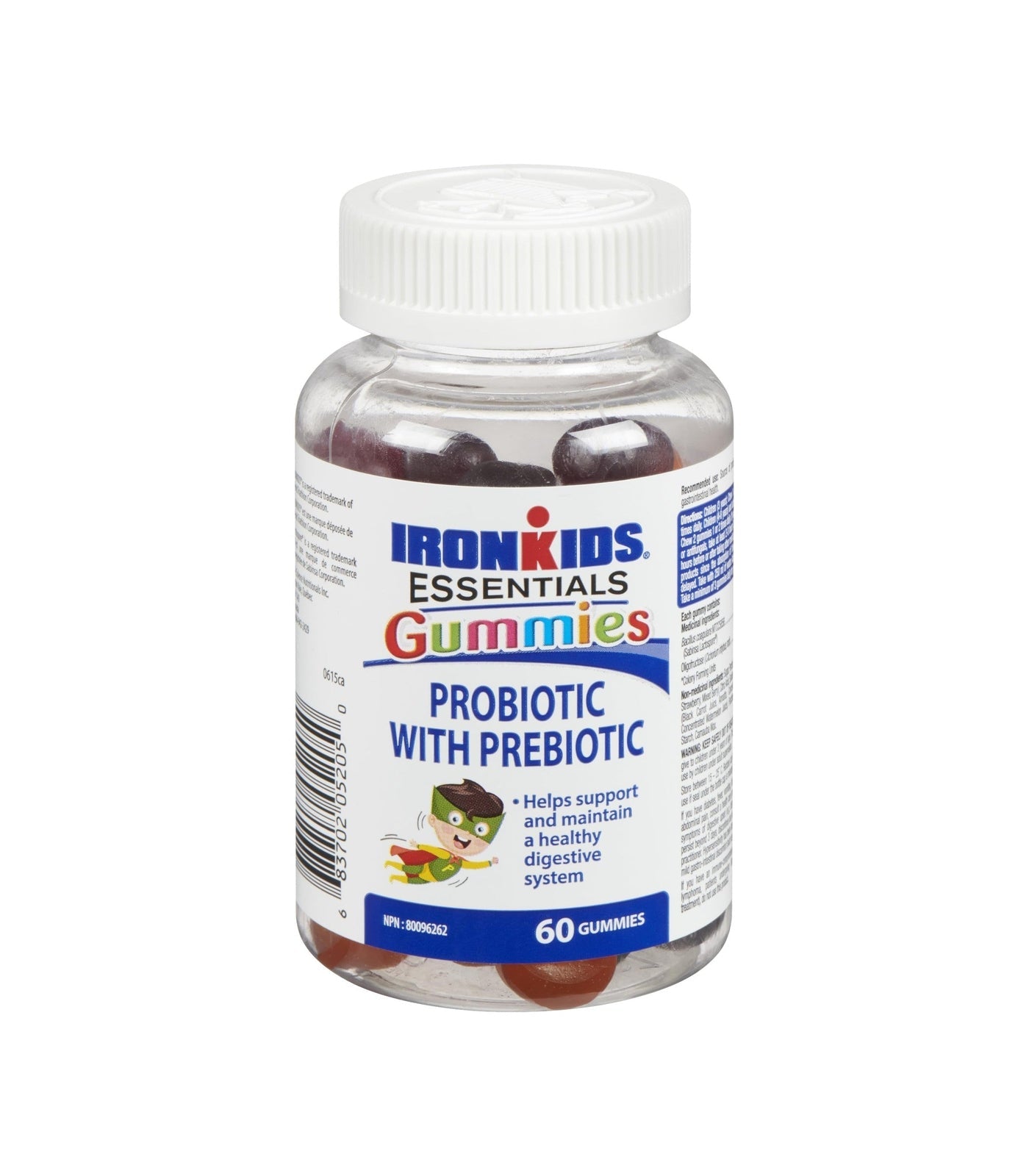 Ironkids Gummies, Probiotic with Prebiotic, 60ct