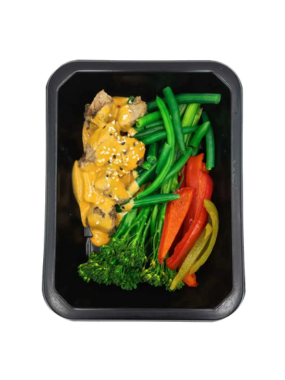 Low Carb Peanut Steak Satay