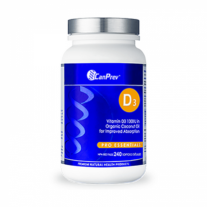 CANPREV D3 + ORGANIC COCONUT OIL 240 SOFTGELS