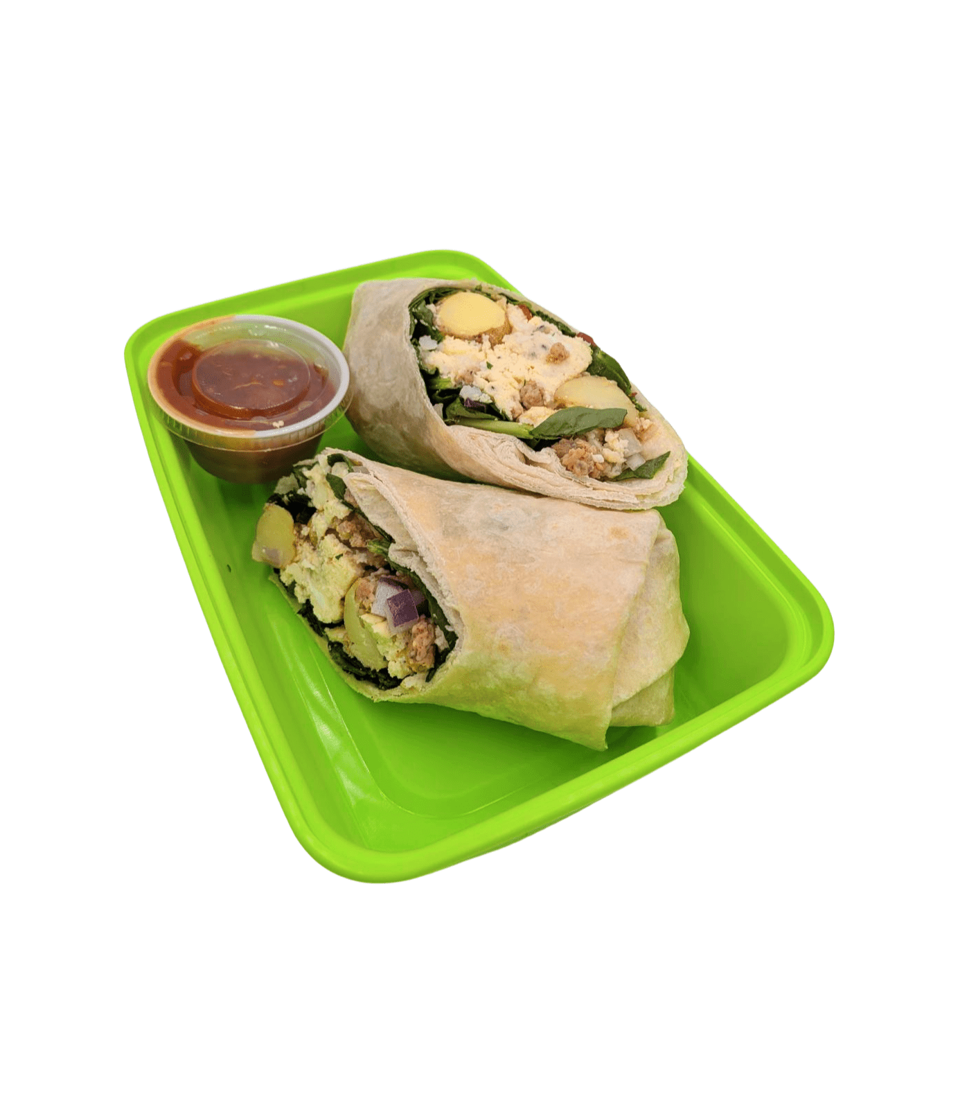 Protein Scrambled Breakfast Wrap