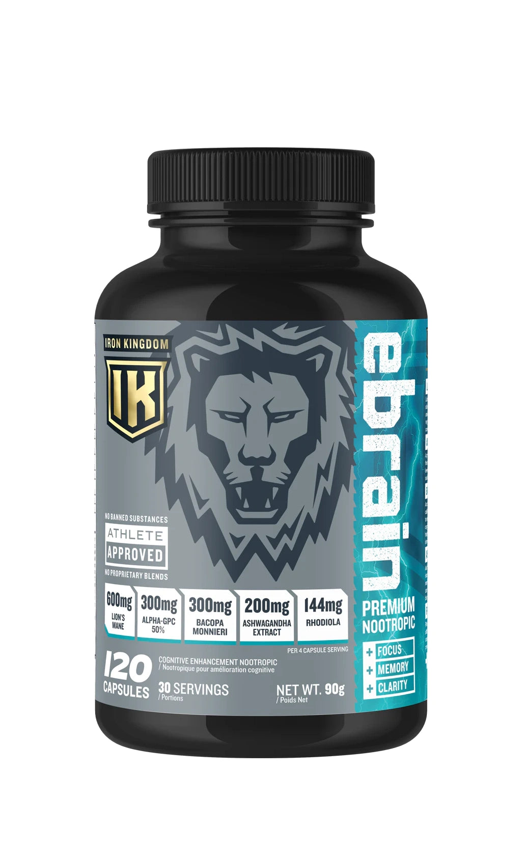 Iron Kingdom ebrain PREMIUM NOOTROPIC 120ct