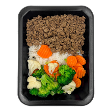 Load image into Gallery viewer, Ground Beef and Mixed Veg Value Meal
