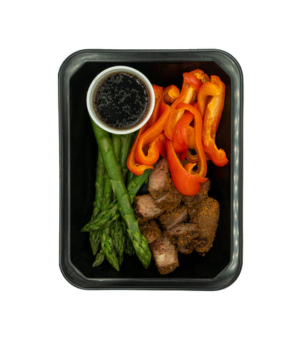Keto Blackened Steak Dinner