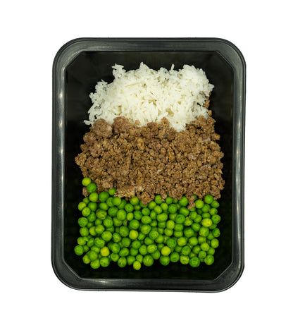 Ground Beef and Peas Value Meal