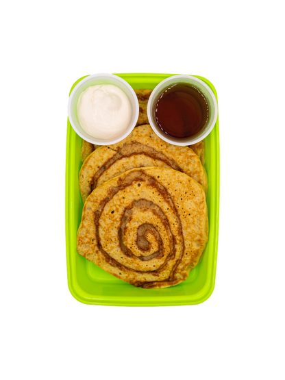 Cinnamon Roll Protein Pancakes