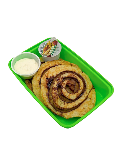 Cinnamon Roll Protein Pancakes