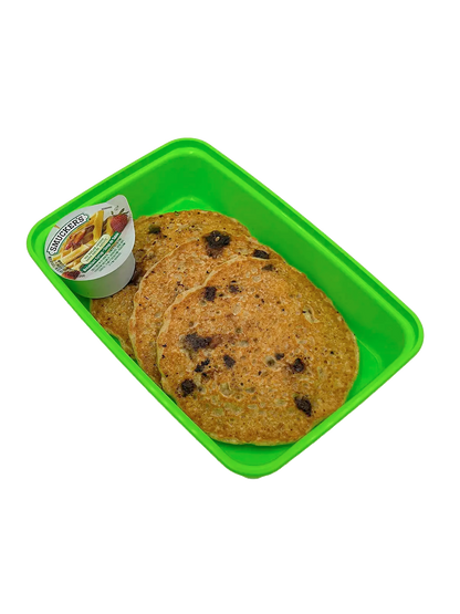 Banana Chocolate Chip Protein Pancakes