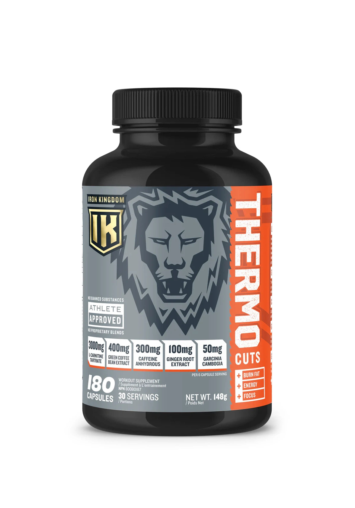 Iron Kingdom THERMO CUTS capsules 180 ct