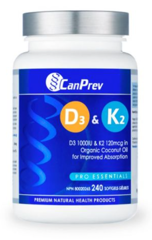 CANPREV D3 & K2 240 SOFTGELS