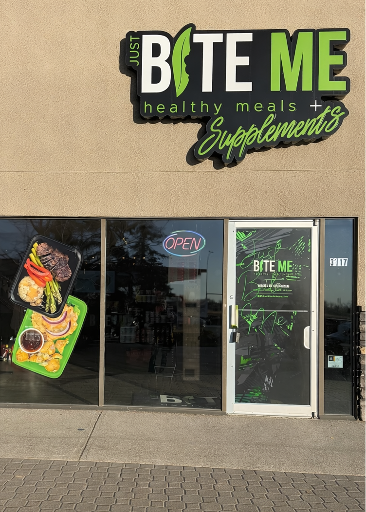 Just Bite Me Meals meal prep store in Calgary