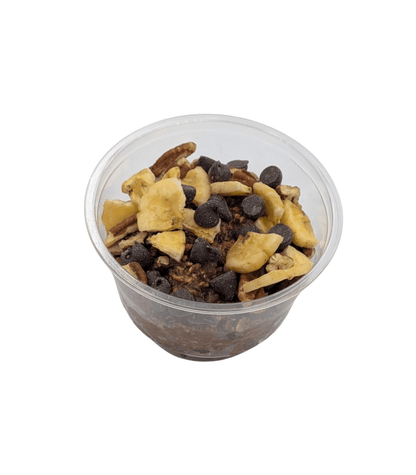 Peanut Butter Chocolate Banana Protein Oats
