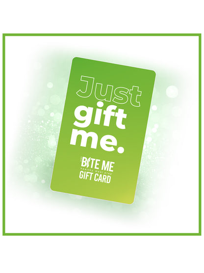 Just Bite Me Meals Gift Card