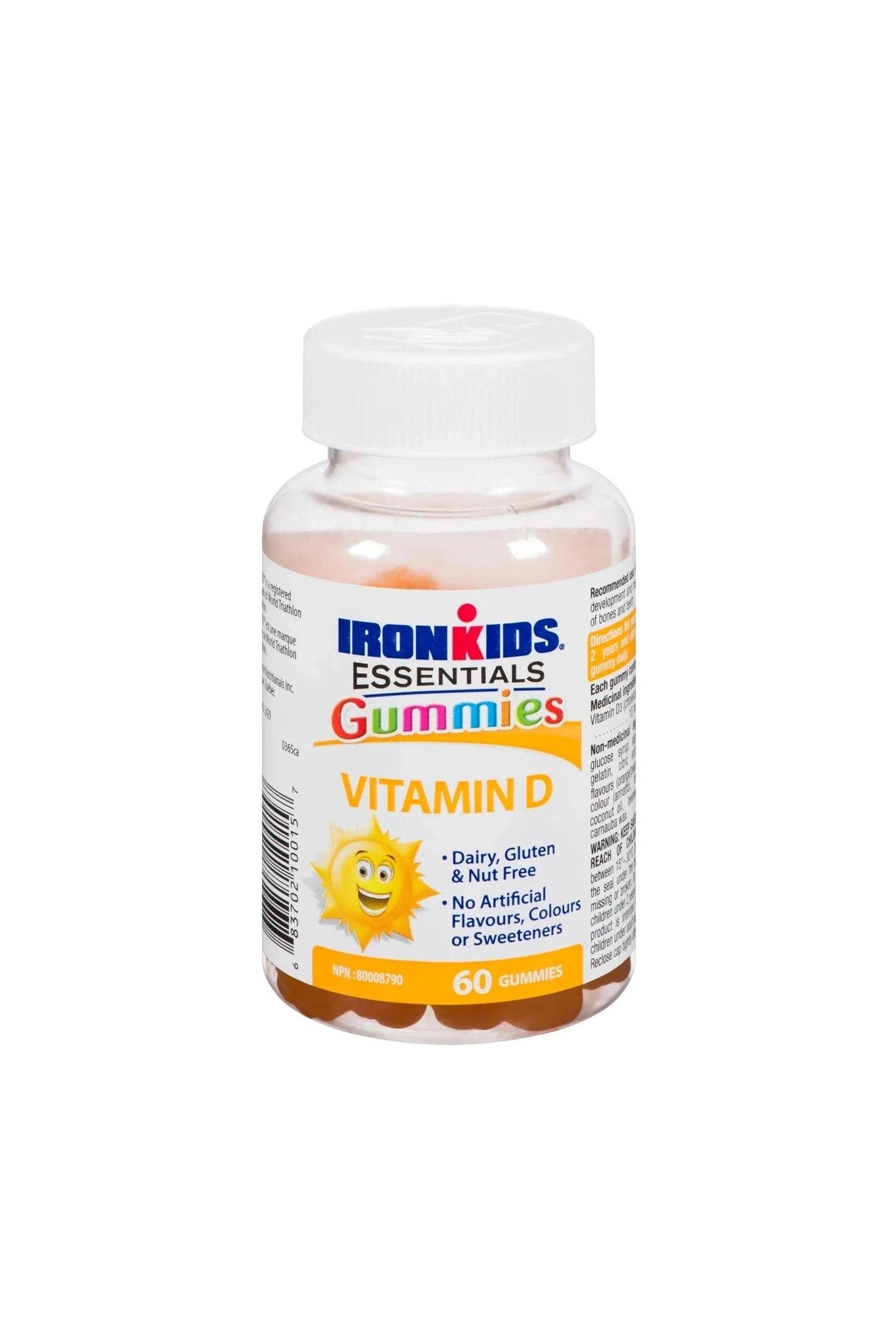 Ironkids Gummies, Vitamin D 60 Ct